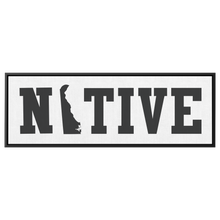 Load image into Gallery viewer, Native_Delaware_Framed_Canvas_Sign_Framed_Canvas_H_Panoramic_Main_Mockup.png