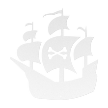 Load image into Gallery viewer, Pirate_Ship_Metal_Sign_White_Transparent_Mockup.png