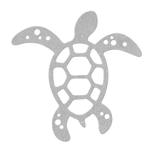Load image into Gallery viewer, Sea_Turtle_Metal_Sign_Silver_Transparent_Mockup.png