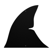 Load image into Gallery viewer, Shark_Fin_Metal_Sign_Black_Transparent_Mockup.png