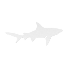 Load image into Gallery viewer, Shark_Metal_Sign_White_Transparent_Mockup.png