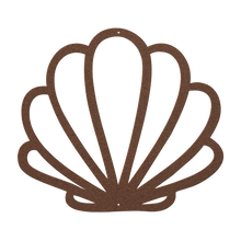 Load image into Gallery viewer, Shell_Metal_Sign_Copper_Transparent_Mockup.png
