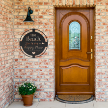 Load image into Gallery viewer, The_Beach_Is_My_Happy_Place_Black_Brick_Entrance_Mockup.png