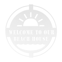 Load image into Gallery viewer, Welcome_To_Beach_House_White_Transparent_Mockup.png