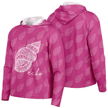 Load image into Gallery viewer, Let’s Beach It Sea Life Collection Unisex Long Sleeve Performance Hoodie (Shell)