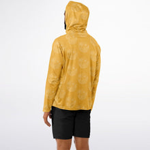 Load image into Gallery viewer, Let’s Beach It Sea Life Collection Unisex Long Sleexqve Performance Hoodie (Chill)