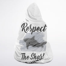 Load image into Gallery viewer, Hooded Blanket Micro Fleece (Shark)