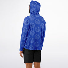 Load image into Gallery viewer, Let’s Beach It Sea Life Collection Unisex Long Sleeve Performance Hoodie (Flow)
