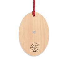 Load image into Gallery viewer, Delaware Beach 4 Life Wooden Ornaments (Magnetic Back and Red Ribbon)
