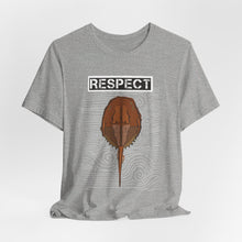 Load image into Gallery viewer, Respect The Horseshoe Crab Unisex Jersey Short Sleeve Tee
