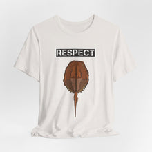 Load image into Gallery viewer, Respect The Horseshoe Crab Unisex Jersey Short Sleeve Tee
