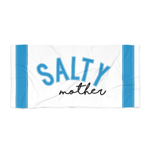 Salty Mother Large Beach Towel