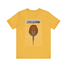 Load image into Gallery viewer, Respect The Horseshoe Crab Unisex Jersey Short Sleeve Tee
