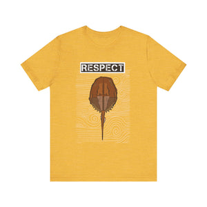 Respect The Horseshoe Crab Unisex Jersey Short Sleeve Tee