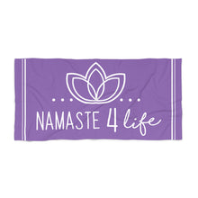 Load image into Gallery viewer, Namaste 4 Life Large Beach Towel
