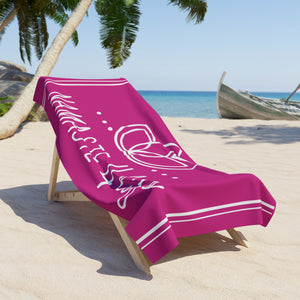 Namaste 4 Life Large Beach Towel Pink