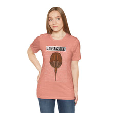 Load image into Gallery viewer, Respect The Horseshoe Crab Unisex Jersey Short Sleeve Tee
