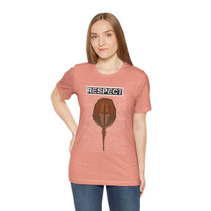 Respect The Horseshoe Crab Unisex Jersey Short Sleeve Tee