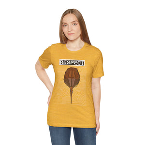 Respect The Horseshoe Crab Unisex Jersey Short Sleeve Tee