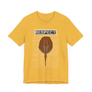 Respect The Horseshoe Crab Unisex Jersey Short Sleeve Tee