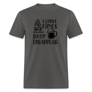 I Make Beer Disappear Classic T-Shirt - charcoal