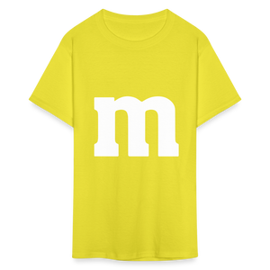 M&M T-Shirt- Just For Fun - yellow