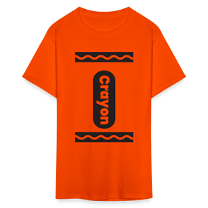 Crasyon Shirt- Just For Fun - orange