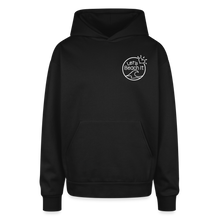 Load image into Gallery viewer, Namaste At The Beach Oversized Hooded Sweatshirt - black
