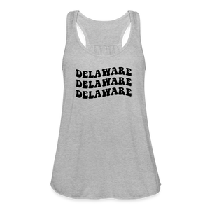 Delaware Women's Flowy Tank Top - heather gray