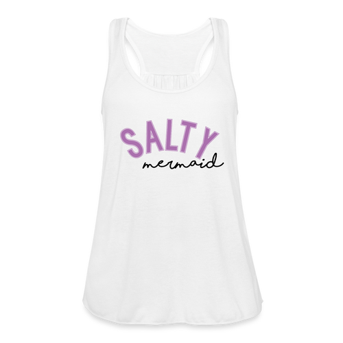 Salty Mermaid Tank Top - white