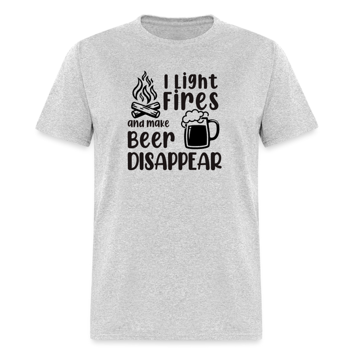 I Make Beer Disappear Classic T-Shirt - heather gray