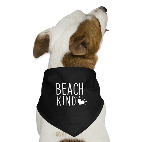 Beadch Kind Dog Bandana - black