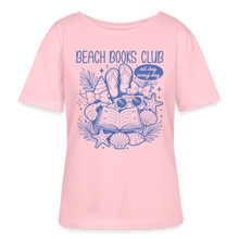 Load image into Gallery viewer, Beach Book Club Women’s Relaxed Organic T-Shirt - pale pink
