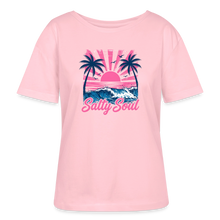 Load image into Gallery viewer, Salty Soul Women’s Relaxed Organic T-Shirt - pale pink
