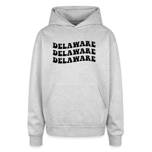 Delaware Oversized Hooded Sweatshirt - heather grey