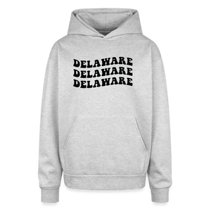 Delaware Oversized Hooded Sweatshirt - heather grey