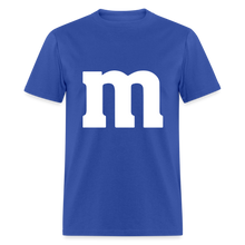 Load image into Gallery viewer, M&amp;M T-Shirt- Just For Fun - royal blue
