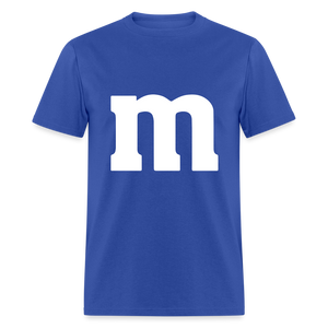 M&M T-Shirt- Just For Fun - royal blue