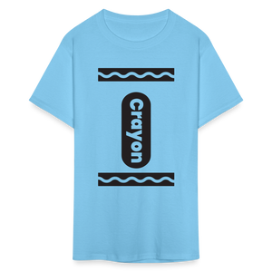 Crasyon Shirt- Just For Fun - aquatic blue