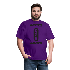 Crasyon Shirt- Just For Fun - purple