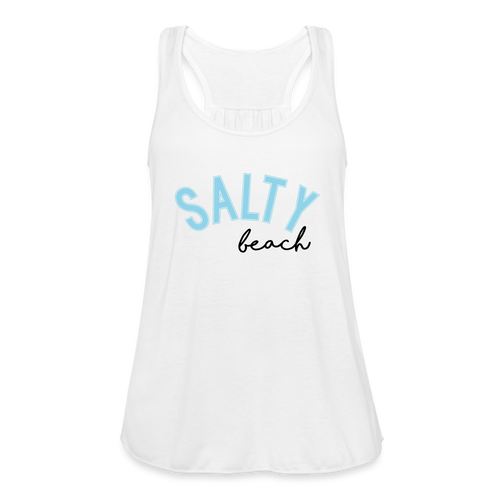 Salty Beach Tank Top - white