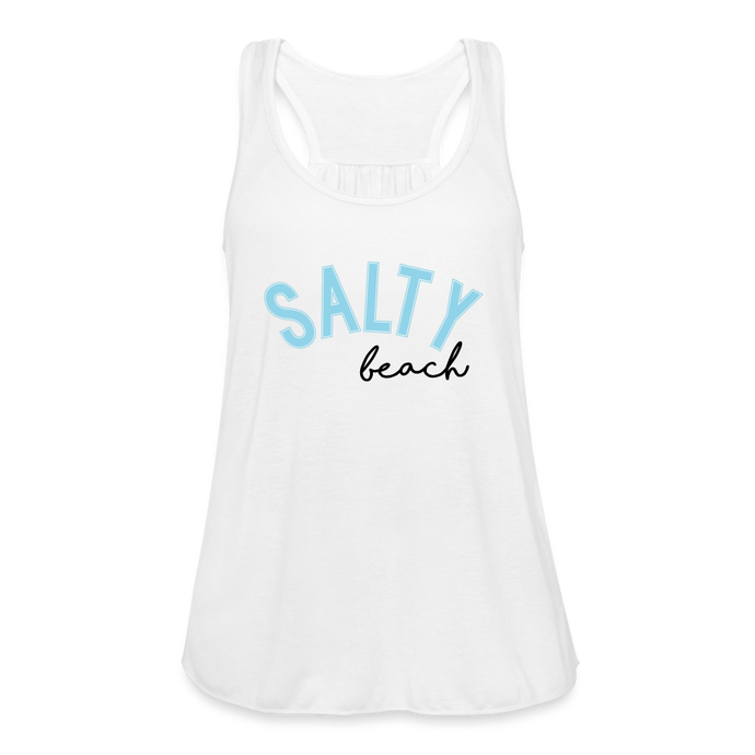Salty Beach Tank Top - white