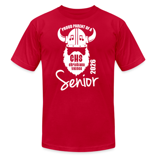 Unisex Jersey T-Shirt by Bella + Canvas - red