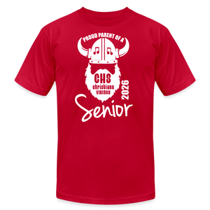 Unisex Jersey T-Shirt by Bella + Canvas - red
