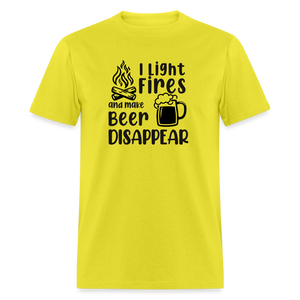 I Make Beer Disappear Classic T-Shirt - yellow