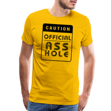 Load image into Gallery viewer, Official Asshole Men&#39;s Premium T-Shirt - sun yellow

