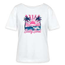 Load image into Gallery viewer, Salty Soul Women’s Relaxed Organic T-Shirt - white

