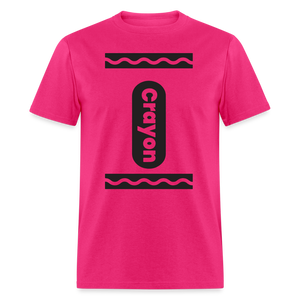 Crasyon Shirt- Just For Fun - fuchsia