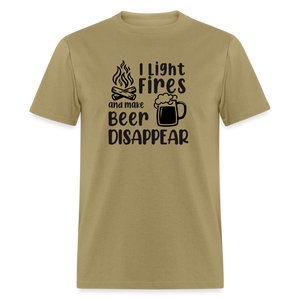 I Make Beer Disappear Classic T-Shirt - khaki