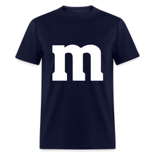 Load image into Gallery viewer, M&amp;M T-Shirt- Just For Fun - navy
